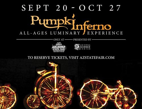 Arizona Science Center Hosts Pumpkinferno at Arizona State Fair: New Luminary Walk-Through Experience Opens September 20 at Arizona State Fair Grounds.